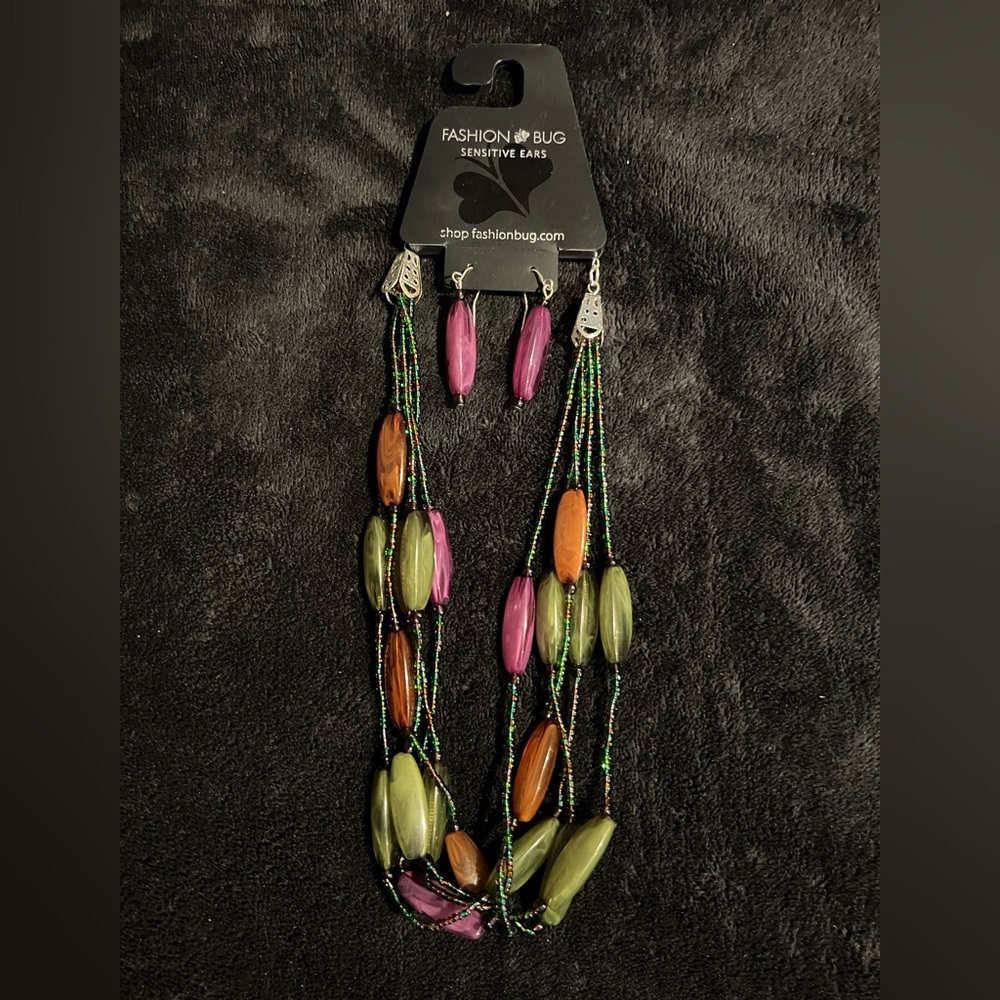 Multi Colored Jewelry set